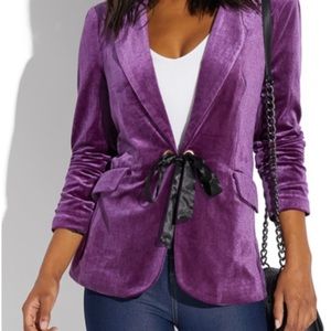 Beautiful Purple Grape Shoe Dazzle blazer/jacket